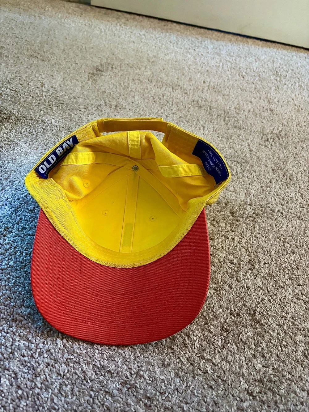 Old Bay Seasoning “Can Yellow” Baseball Cap